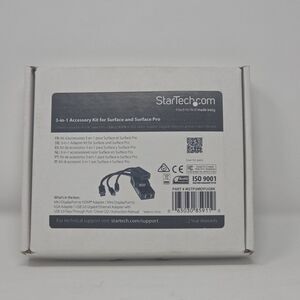 Open Box StarTech.com 3-in-1 Accessory Kit For Surface Pro 3 MDP to HDMI/VGA